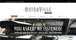Desktop Screenshot of motorville.com